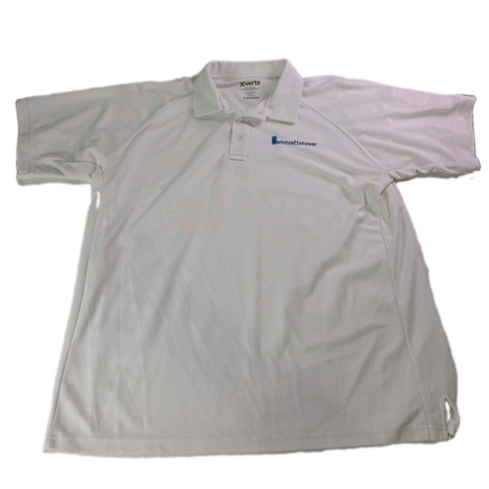 Vertx Berkshire Hathaway Shareholder Meeting Polo Shirt XL Warren Buffett Munger